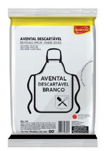 Imagem de AVENTAL DESC.PLAST MCHEF 100UN