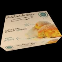 Imagem de Bola de Berlim com Creme Ovo Atelier do Doce (Em Cx 18) Cong 110 G