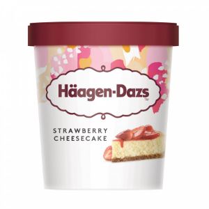 Imagem de GEL CHEESECAKE MORANGO HÄAGEN-DAZS 460ML