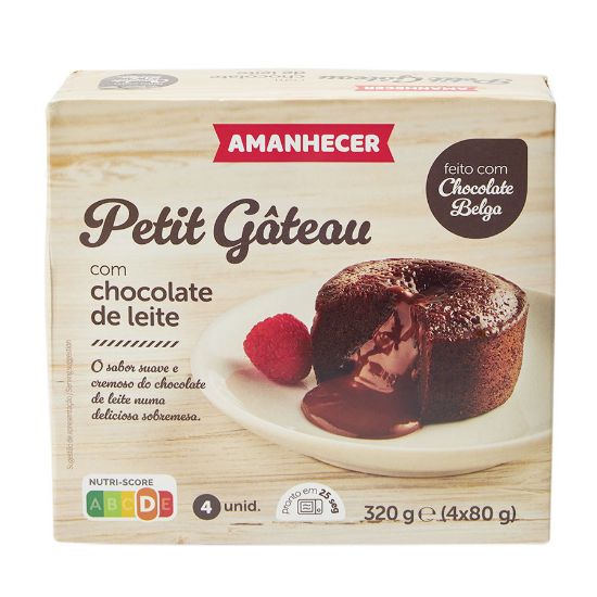 Imagem de Petit Gateau Chocolate Leite Amanhecer Cong 4 X 80 G