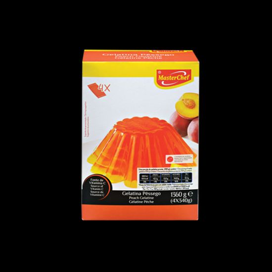 Imagem de GELATINA MCHEF PESSEGO 4X340GR