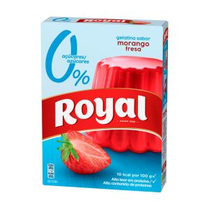 Imagem de GELATINA DE MORANGO ROYAL 0%AÇÚCAR 31G