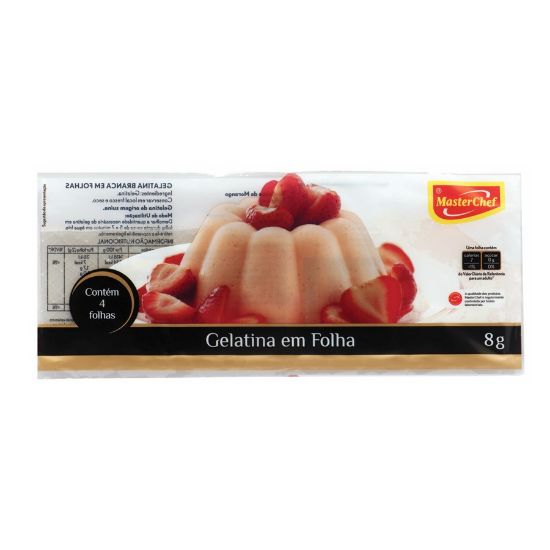 Imagem de GELATINA BRANCA FOLHAS MCHEF
