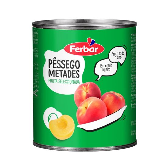 Imagem de PESSEGO FERBAR LATA CALDA 820GR