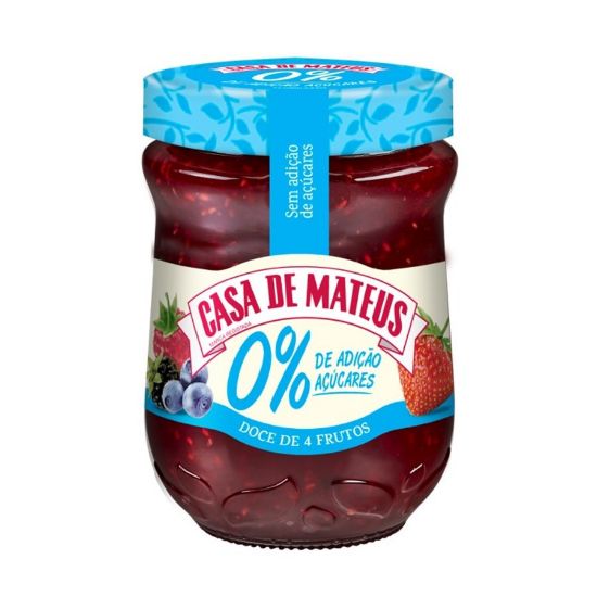 Imagem de DOCE DE 4 FRUTOS CASA DE MATEUS 0% 280G
