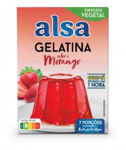 Imagem de GELATINA DE MORANGO ALSA 105G