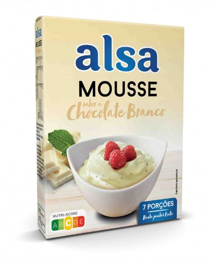 Imagem de MOUSSE DE CHOCOLATE BRANCO ALSA 133G