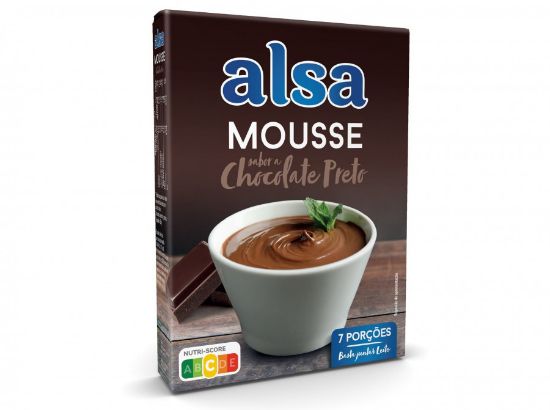 Imagem de MOUSSE DE CHOCOLATE PRETO ALSA 125G