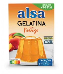 Imagem de GELATINA DE PÊSSEGO ALSA 105G