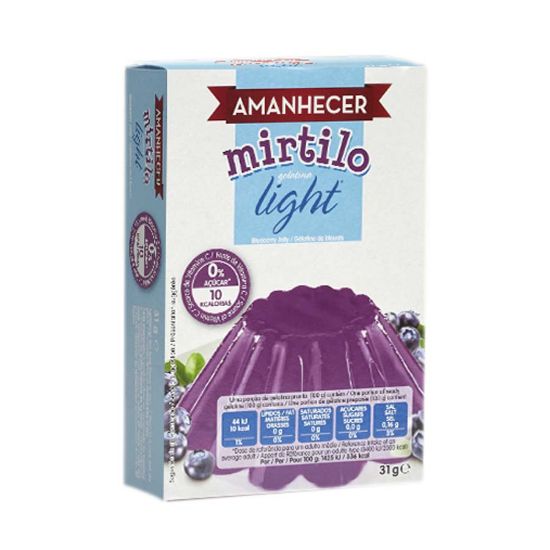 Imagem de GELATINA LIGHT AMANHECER MIRTILO 31GR
