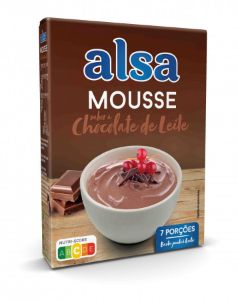 Imagem de MOUSSE DE CHOCOLATE DE LEITE ALSA 132G