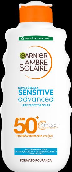 Imagem de LEITE AMBRE SOLAIRE SENSITIVE FP50 400ML
