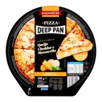Imagem de Pizza Deep Pan Amanhecer Queijo Recheada com Molho Cheddar Cong 500 G