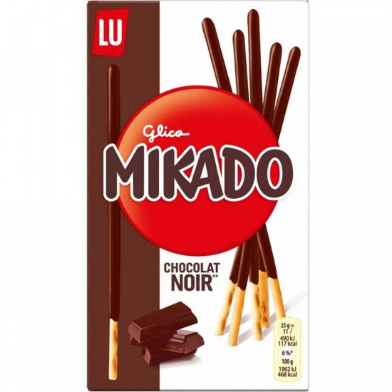 Imagem de BOLACHA LU MIKADO CHOCOLATE NEGRO 75G