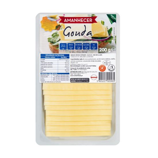 Imagem de QUEIJO AMANHECER GOUDA FATIAS 200G