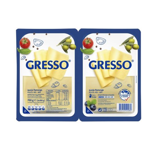 Imagem de QUEIJO FLAMENGO FATIADO GRESSO 2X350G