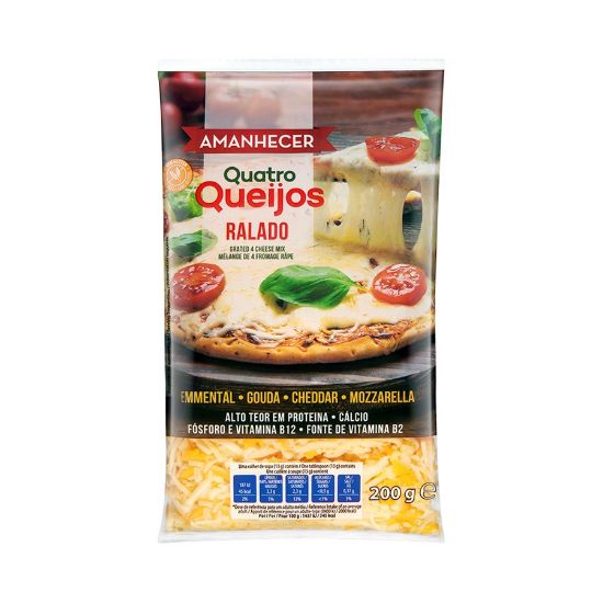 Imagem de QJ RALADO 4 QUEIJOS AMANHECER 200G
