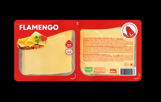 Imagem de QUEIJO FLAMENGO FATIADO CAMPAINHA 2X200G