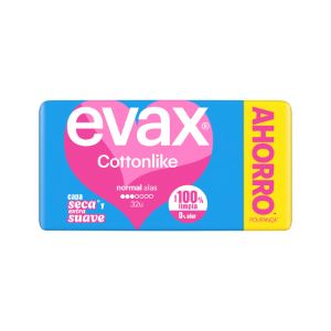 Imagem de PENSO EVAX COTTONLIKE NORMAL ABAS 32UN