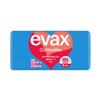 Imagem de PENSO EVAX COTTON NORMAL PLUS ABAS 28UN