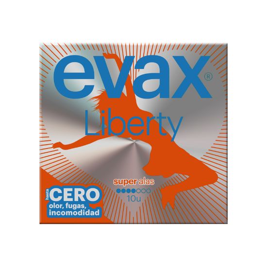 Imagem de PENSO EVAX LIBERTY SUPER COM ABAS 10UN