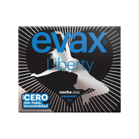 Imagem de PENSO EVAX LIBERTY NOITE COM ABAS 9UN