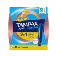 Imagem de TAMPÃO TAMPAX PEARL COMPAK REG 16UN