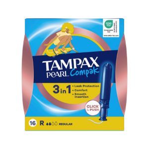 Imagem de TAMPÃO TAMPAX PEARL COMPAK REG 16UN