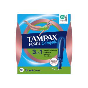 Imagem de TAMPÃO TAMPAX PEARL COMPAK SUPER 16UN