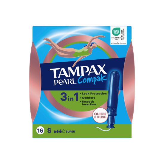 Imagem de TAMPÃO TAMPAX PEARL COMPAK SUPER 16UN