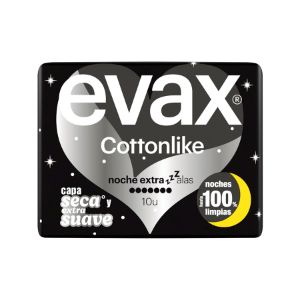 Imagem de PENSO HIG EVAX COTTON NOITE EXT ABAS 10