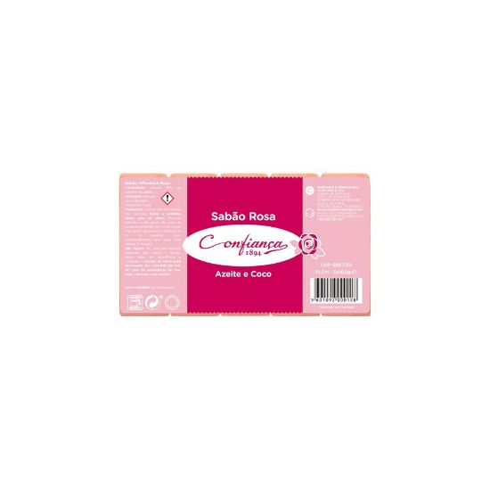 Imagem de SABÃO CONFIANÇA ROSA 5X100GR