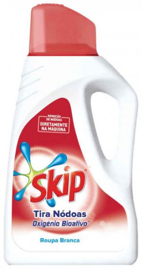 Imagem de TIRA NÓDOAS GEL SKIP ROUPA BRANCA 1,66L