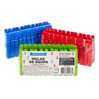 Imagem de MOLAS ROUPA PLAST.AMANH.24UN