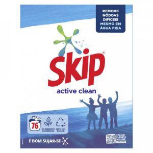 Imagem de DETERGENTE PÓ SKIP ACTIVE CLEAN 76 D