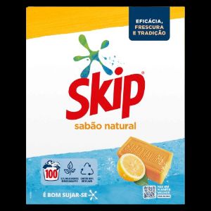 Imagem de DETERGENTE PÓ SKIP SABÃO NATURAL 100D