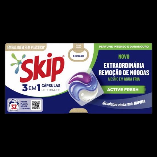 Imagem de CÁPSULAS SKIP ACTIVE FRESH 32 D