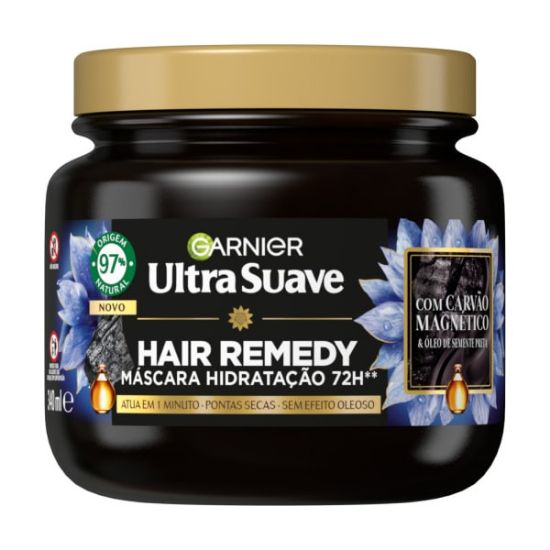 Imagem de MÁSCARA ULTRA SUAVE CARVÃO 340ML