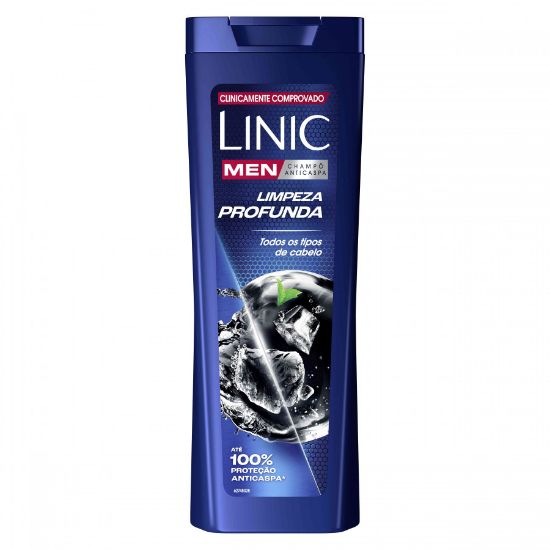 Imagem de CHAMPÔ LINIC MEN LIMPEZA PROFUNDA 360ML