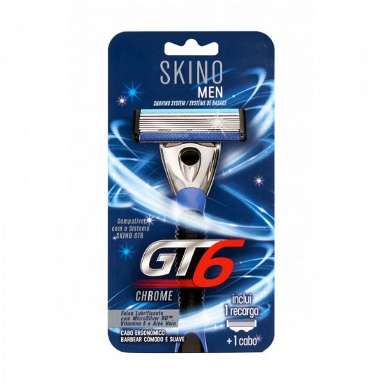 Imagem de SISTEMA BARBEAR SKINO GT6 CHROME UN