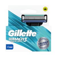 Imagem de RECARGA GILLETTE SPORT MACH 3 4UN