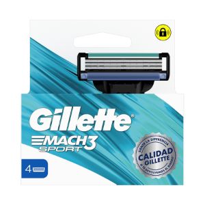 Imagem de RECARGA GILLETTE SPORT MACH 3 4UN