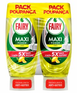 Imagem de DET FAIRY MÃO MAXI PODER LIMÃO 2x450ML
