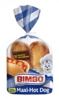 Imagem de PÃO MAXI HOT DOG BIMBO 320G