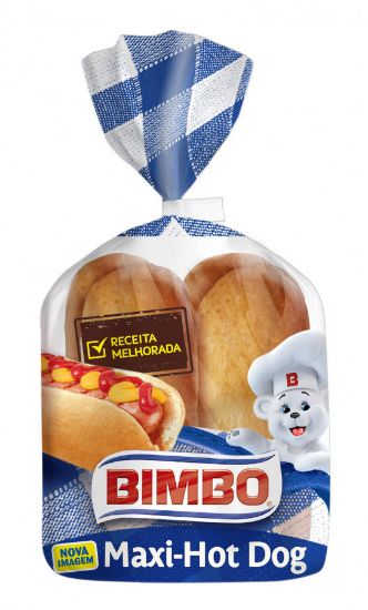 Imagem de PÃO MAXI HOT DOG BIMBO 320G