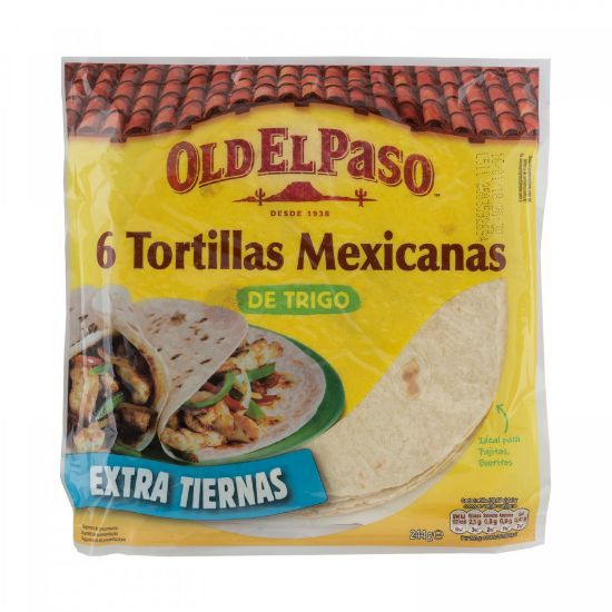 Imagem de TORTILHAS DE TRIGO OLD EL PASO 244G