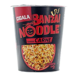 Imagem de NOODLES CARNE BANZAI CIGALA 67G
