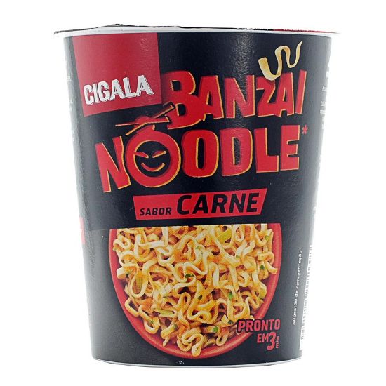 Imagem de NOODLES CARNE BANZAI CIGALA 67G