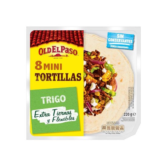 Imagem de MINI TORTILHA DE TRIGO OLD EL PASO 220G
