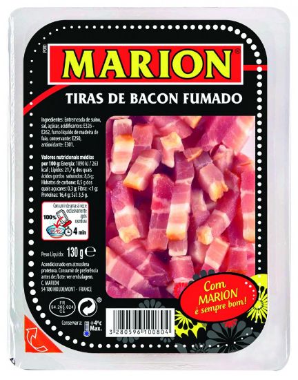 Imagem de BACON EM TIRAS MARION 130G